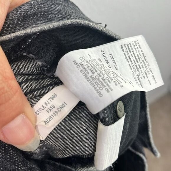 Madewell The Perfect Vintage Jean in Roxstone‎ Wash size 24 Knee-Rip Edition - Picture 6 of 11